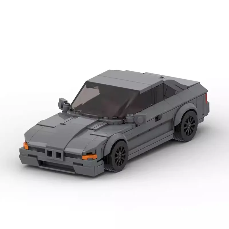 MOC  850CSi Speed Champions Dark Grey Sports Cars Building Blocks Bricks Set Kids Toys Gifts For Boys & Girls