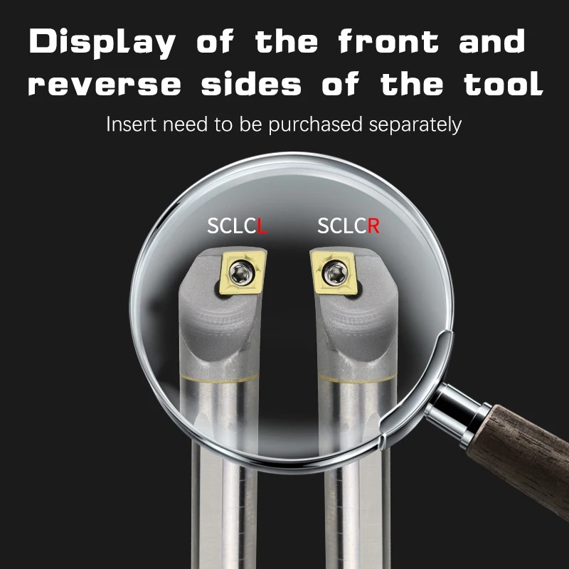 C04H-SCLCR03 C05H-SCLCR04 C06K-SCLCR06 Tungsten steel cutter bar Internal hole Turning Tool CCMT carbide blade lathe tool set