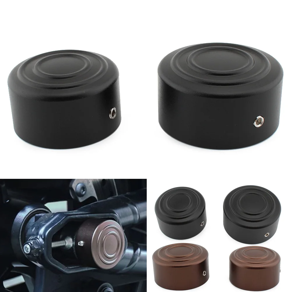 2Pcs Motorbike Rear Axle Bolt Nut Cap Cover For Harley Davidson Sportster S 1250 RH1250S 2021 2022 2023 Aluminum