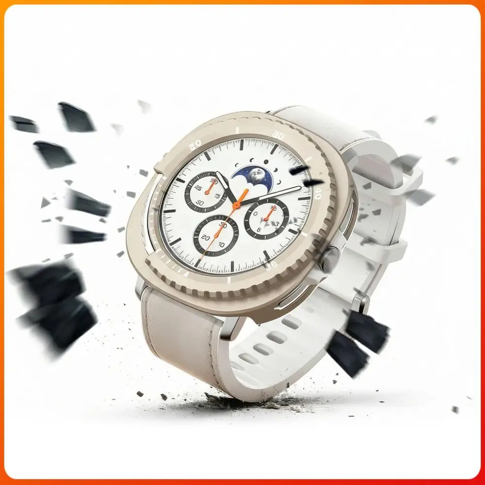 

For Galaxy Watch8 Classic 46mm Smartwatch Metal Case Watch Protective Shell Metal Cover Protector Smartwatch Accessories