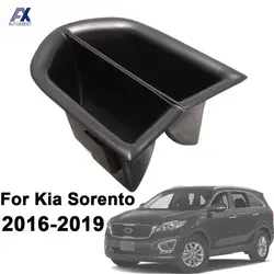 Interior Front Door Side Storage Box For Kia Sorento 2016 2017 2018 2019 Phone Container Glove Tray Armrest Handle Pocket Holder
