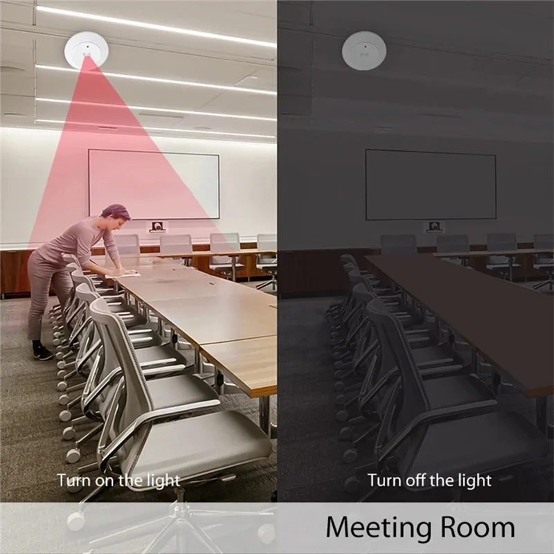 High Quality-Tuya Zigbee 24G Mmwave Radar Smart Human Presence With Illumination Detector Support Light Switch 95-250V