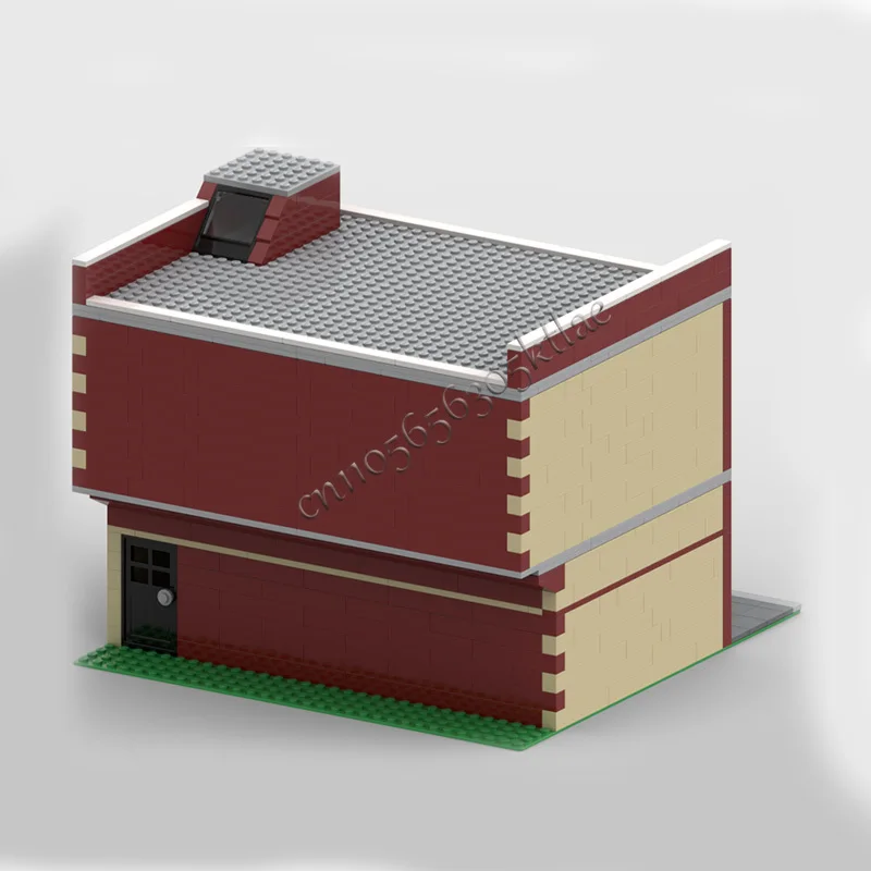 1796 ELEMENTÓW Dom Ulica Streetlie Serenade Record Store MOC Personalizowany Modułowy Zestaw Klocków Edukacyjny DIY Prezent Urodzinowy