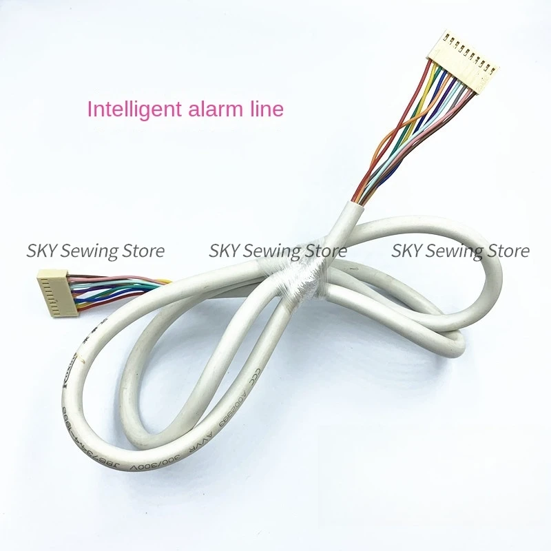 1PCS Intelligent Bottom Inspection Alarm Wire 10P Alarm Cable 1M Computer Embroidery Machine Accessories