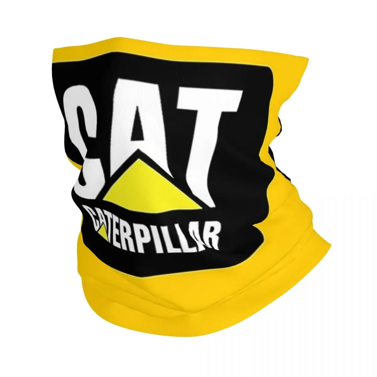 Cat-caterpillar Logo Bandana Neck Cover Printed Face Scarf Multifunction Balaclava Running For Men Women Adult Breathable