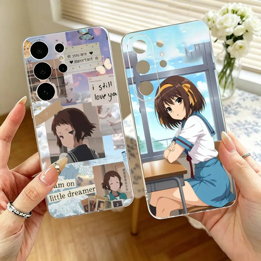 HYOUKA Mayaka Ibara  Phone Case Transparent Silicone Soft For Samsung S25,S24,S21,S22,S23,S30,Ultra,S20,Plus,Fe