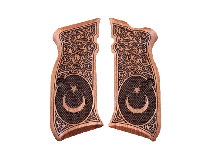 KSD Brand SAR (Unwavering) B6 Hawk (Kılınç 2000 Mega) Compatible Walnut Grips Framed