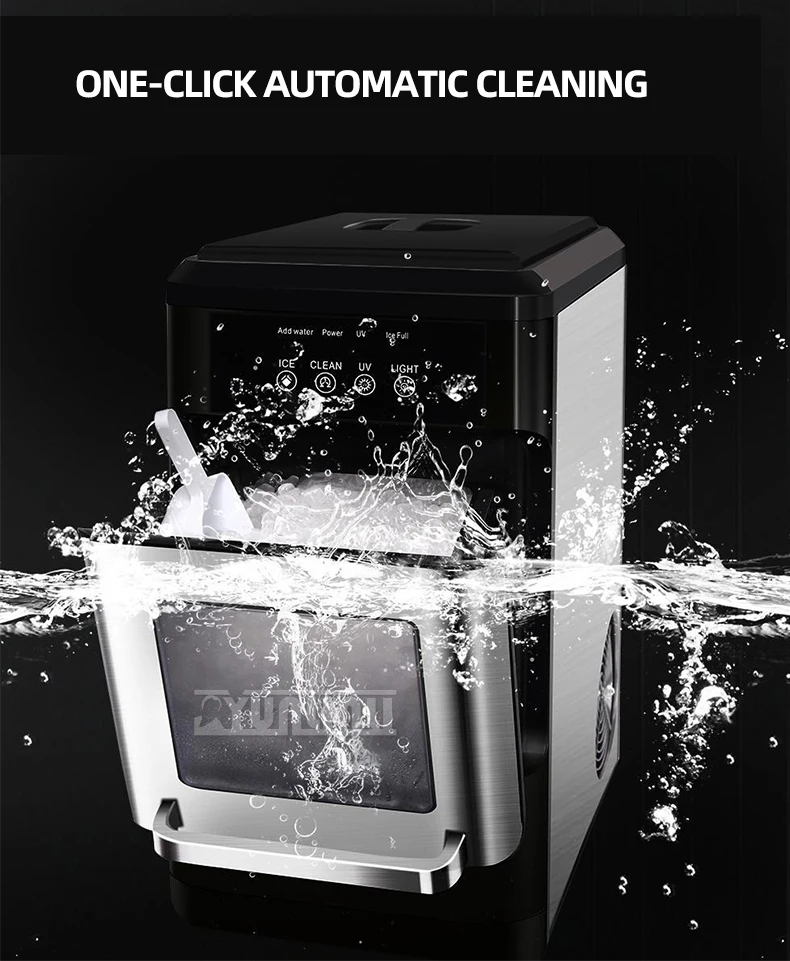 가정용 자동 제빙기 상업용 불규칙한 과립형 아이스 큐브 기계 Cubitos Hielo Maquina De Gelo HZB-30DN