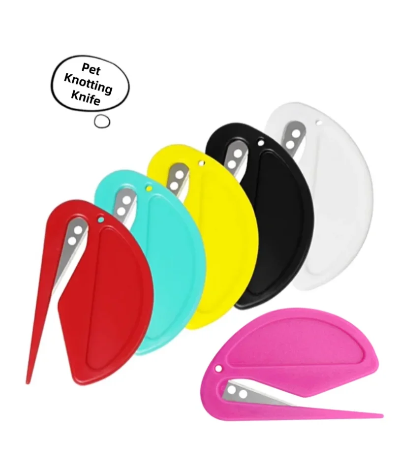 إزالة شعر الحيوانات الأليفة عقدة الكلب 2024 غير عقدة سكين تساقط التهيأ تساقط تقليم الفولاذ بشكل فعال آمن القط اكسسوارات مقص #3