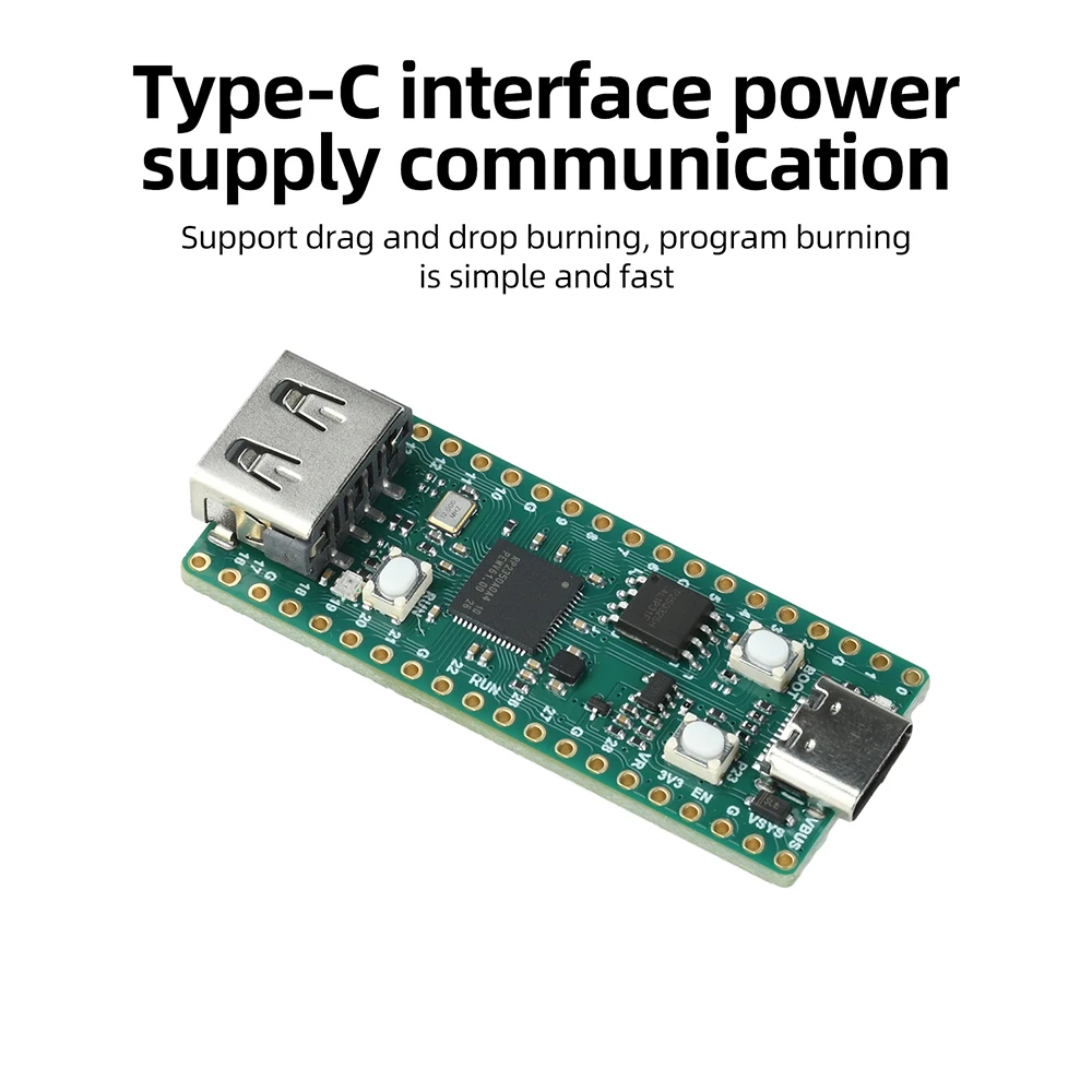 RP2350 Entwicklungsboard Mikrocontroller-Prozessor USB-Typ-C-Schnittstelle für Raspberry Pi Pico 2 – Detail 2
