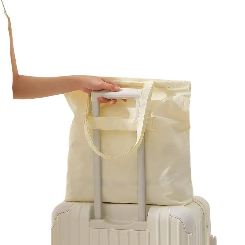 Lässige große Handtaschen, modische Hobo-Schultertaschen für Damen, Einkaufstaschen, Arbeitstaschen, faltbare Reisetaschen – Detail 6
