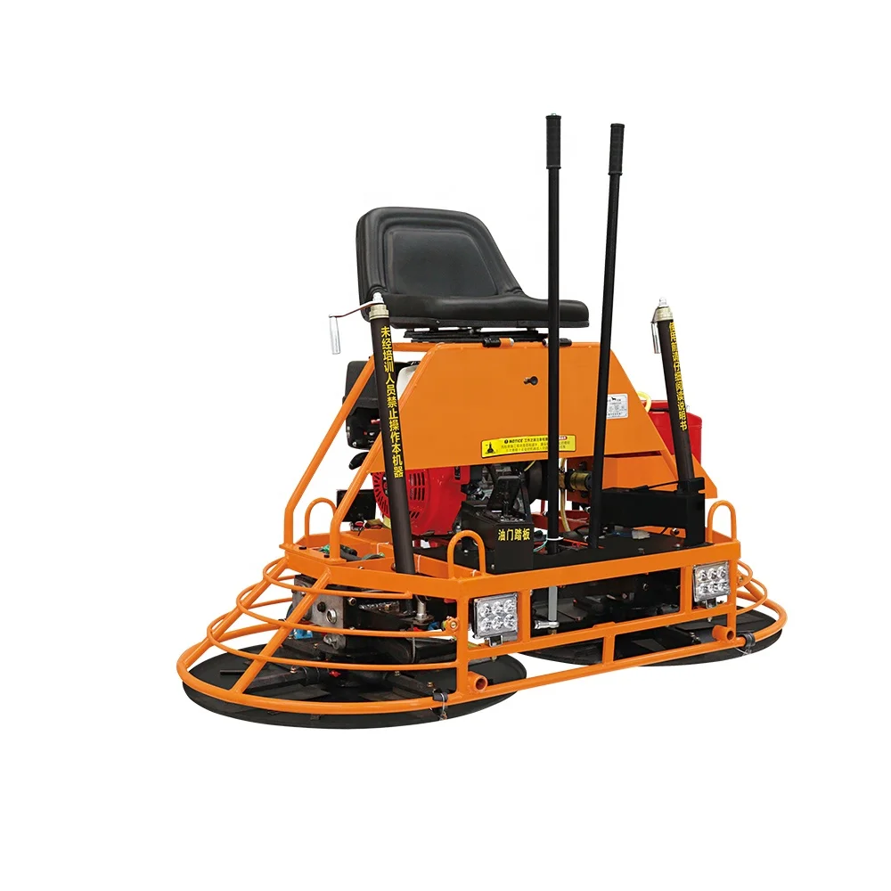 Seat Polisher Float Verified Supplier Concrete Helicopter Smallest Ride on Power Trowel