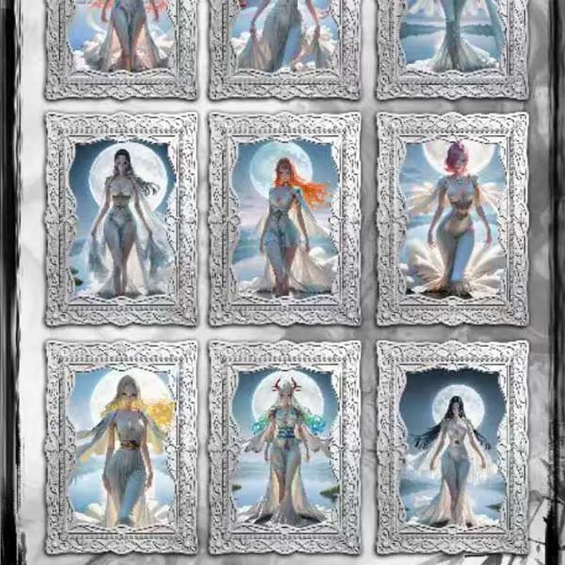 One Piece Metal Diamond-Set Card Wholesales Collection Cards Booster Box Heiren Wenchuang Anime Playing Cards Toy For Kid Adult