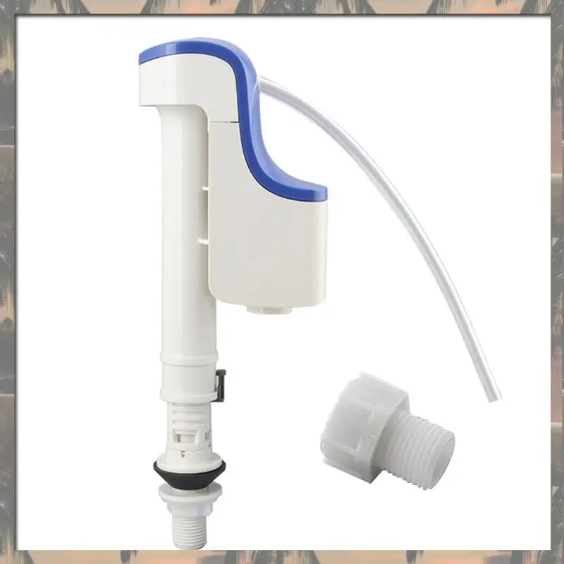 A70U جديد الحمام خزان المياه صمام مدخل المرحاض خزان المياه تركيبات صمام السحب المرحاض ملء صمام مع محول G1/2 BH129 #5