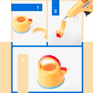 Mini Household Industrial Hot Melt Glue Gun, DIY, heat temperature, I Electric Repair Tool, Use 7mm Glue Sticks, 20W 12 Main Sales Pistol Hot Glue - №2