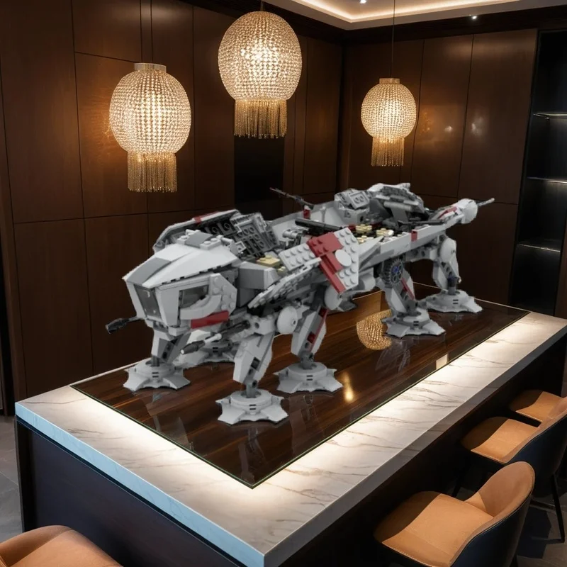 

729PCS MOC Space Battle At Ot Walker Te Build Model Creative Building Blocks Assembly Building Blocks Display Birthday Gift Set