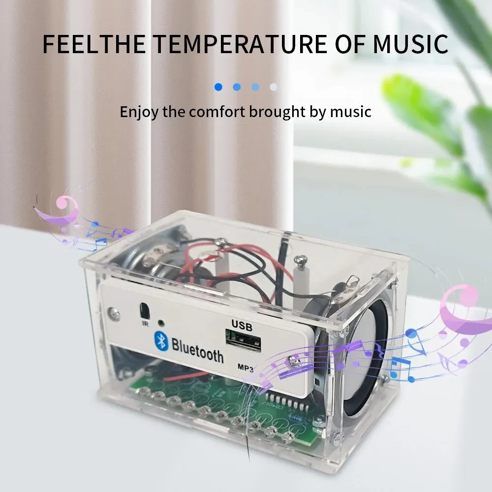 DIY 15W Electronic Kit Components Speaker Bluetooth Speaker Kit Soldering Project Practice Soldering Assembly