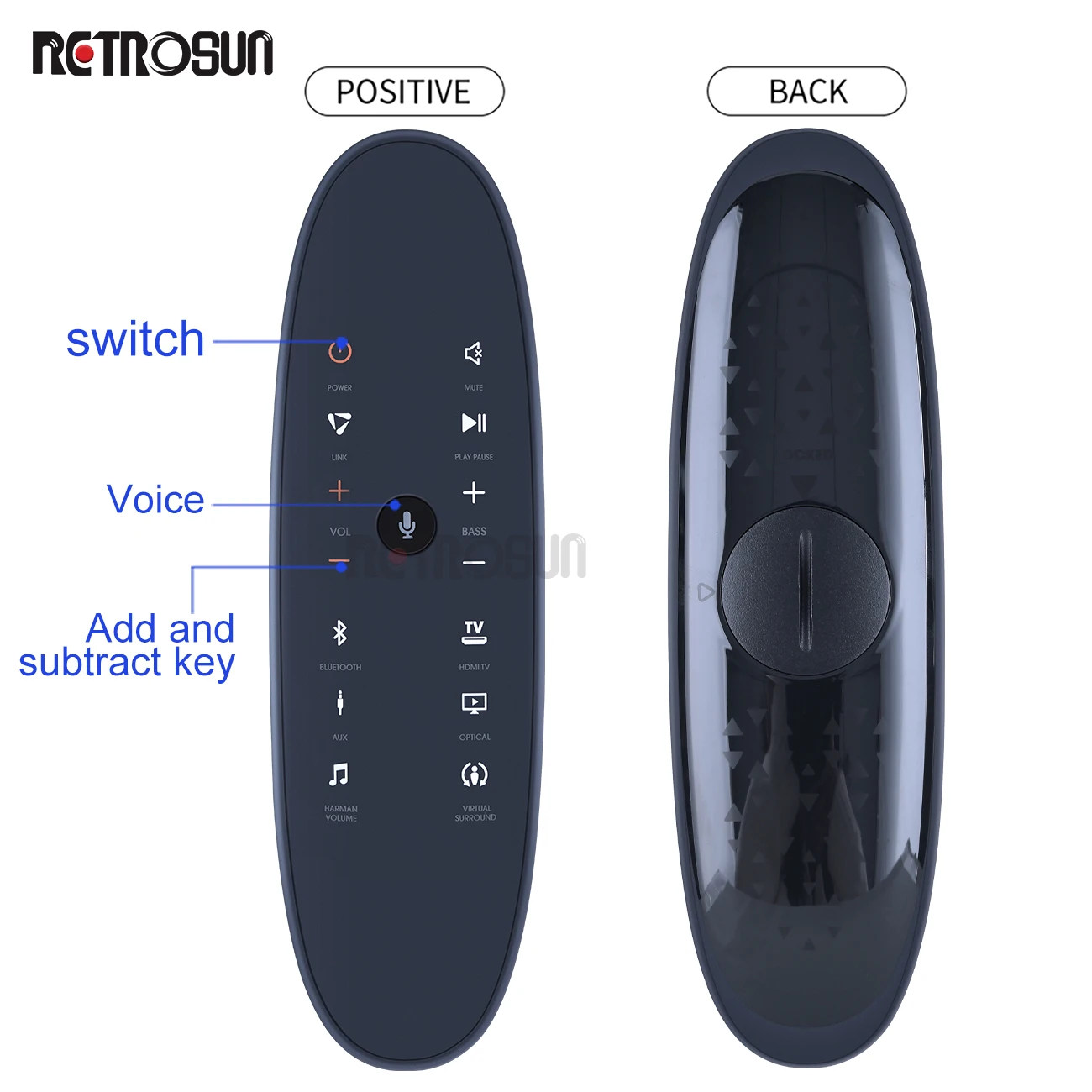 SRC-1505ใหม่ดั้งเดิมสำหรับ JBL ซาวด์บาร์เสียงระบบเครื่องเสียงทีวี BD โฮมเธียเตอร์ bluetooch รีโมทคอนโทรล