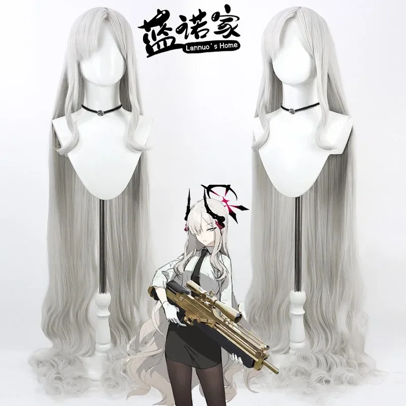 Game Hanuma Makoto 150cm Cos Cosplay Wig Halloween Carnival Party Props Synthetic Hair Heat Resistant Fiber + Wig Cap
