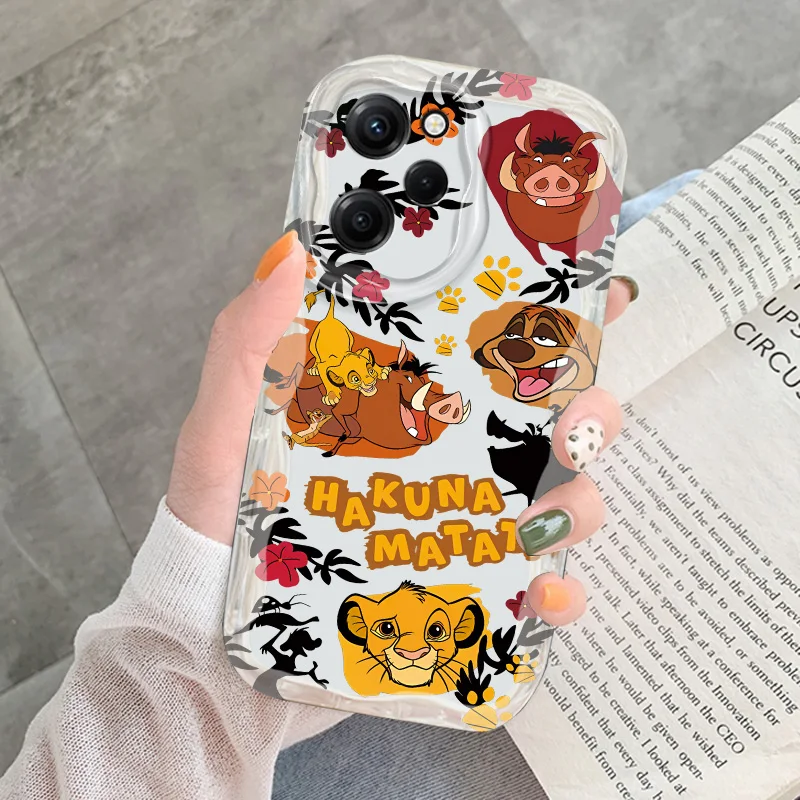 Disney The Lion King Cream Phone Case For Xiaomi Mi 14 12 11 X T Lite Pro Poco F X M 2 3 4 5 6 C31 61 NFC GT Pro Funda Shell image 4