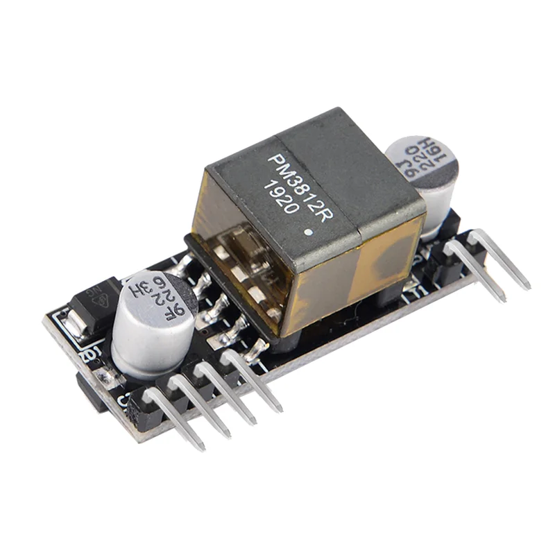 L72A-DP1435 12V Poe โมดูล Solid Capacitor ฝัง Pin ประเภทมาตรฐาน 48V เปลี่ยนขนาดเล็กรองรับ 100M Gigabit