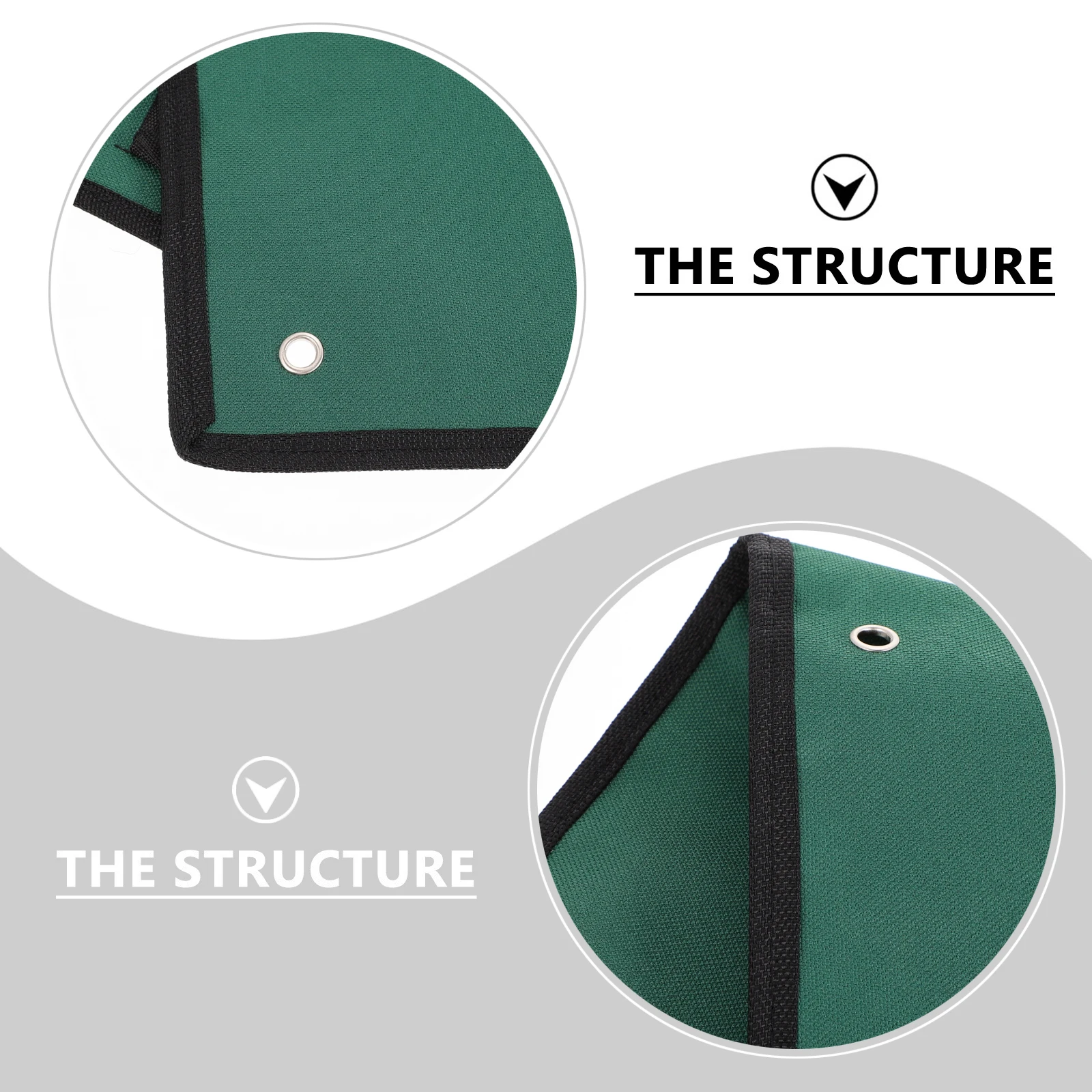 

Canvas For Spanners Durable Wrench Pouch Foldable Lightweight Portable Roll Up Design Tool Storage Bag Repair Tool Pouch Wrench