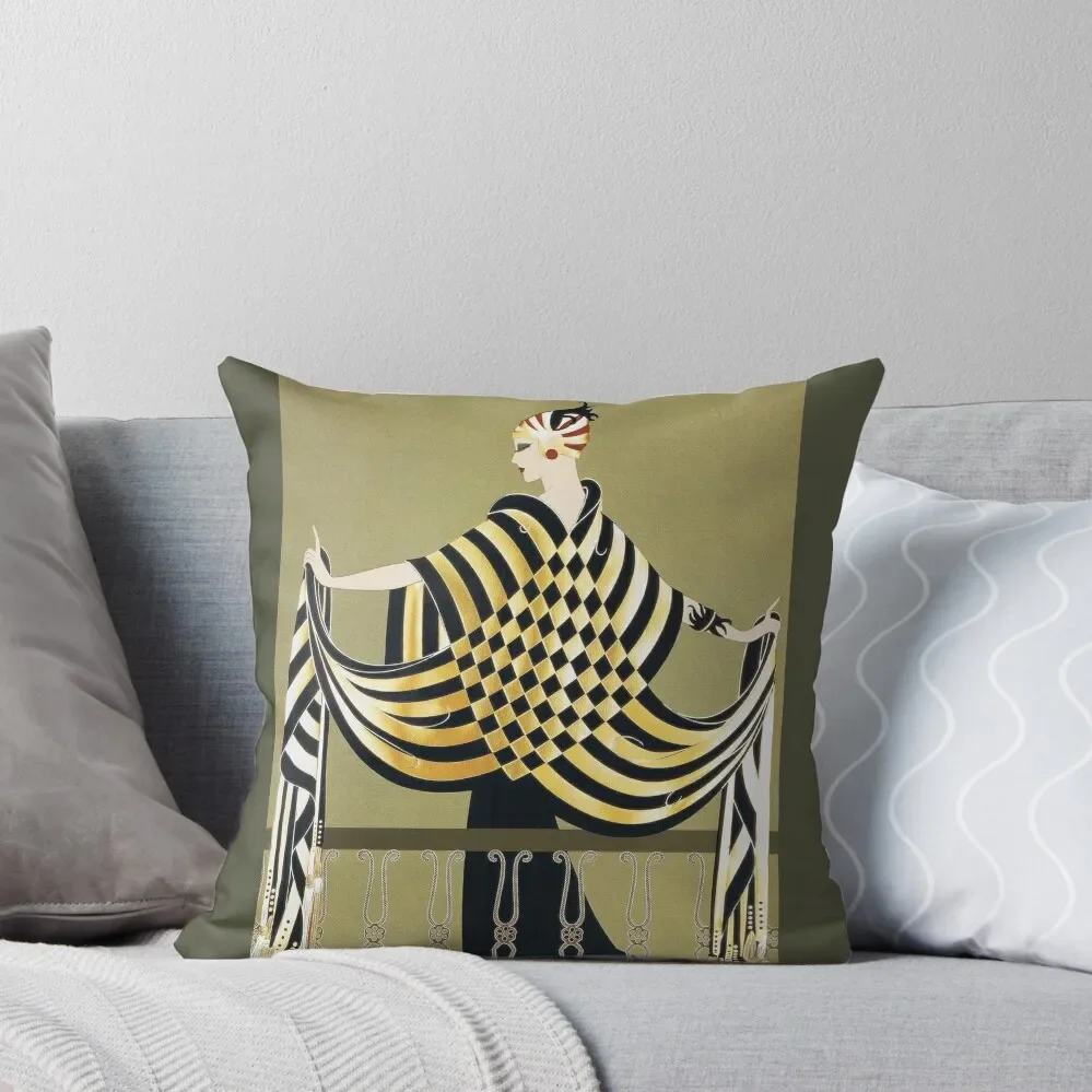 

LADY OF THE CHESS Art Deco Beauty Fashion Throw Pillow Pillow Case Christmas Christmas Covers pillow