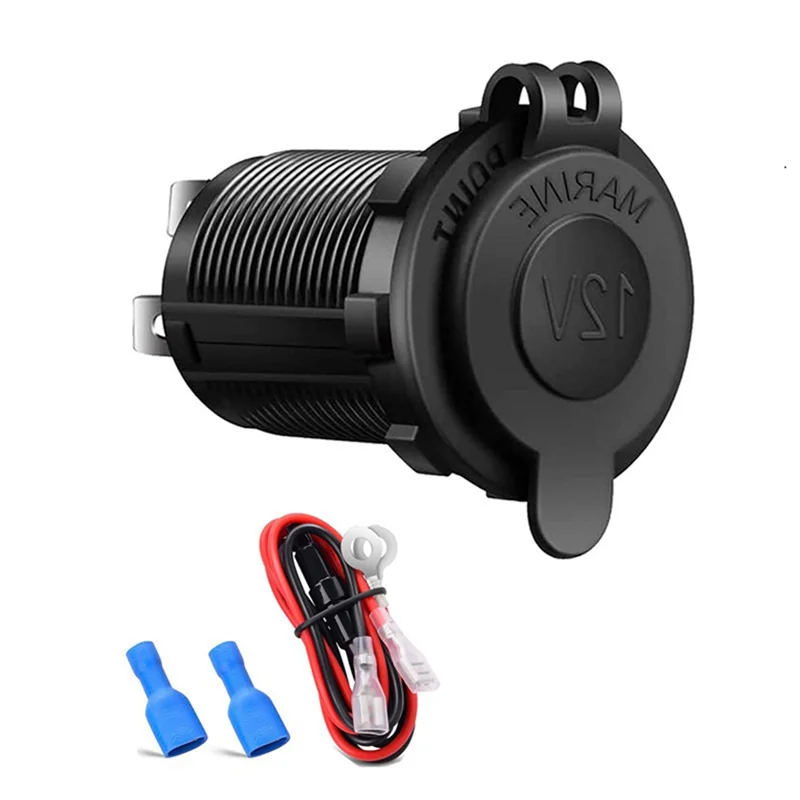 A01V-سيارة وقارب تعديل مقبس الطاقة إمدادات الطاقة أنثى المقبس قطع غيار السيارات