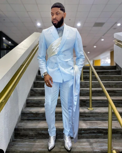 Satin blazer and pants store