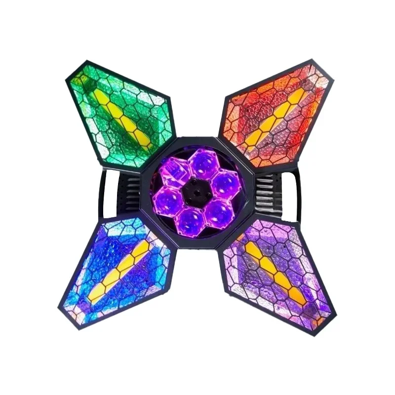 Luz retrô olho de abelha de 4 lâminas – uma luz de atividade de estilo retrô adequada para apresentações e shows