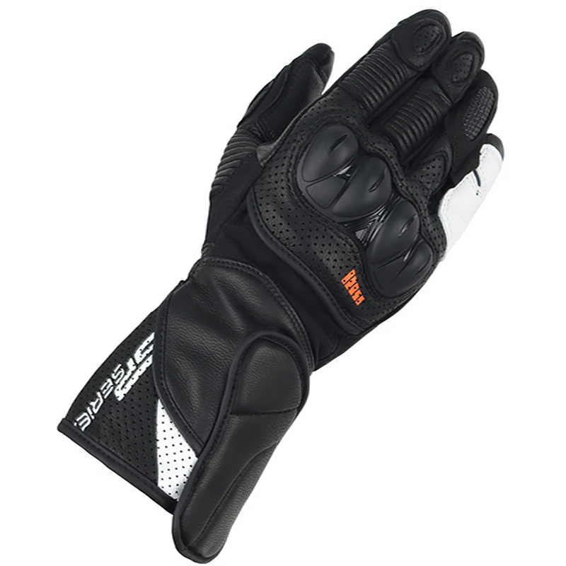 

Two-X Sp-2 V3 Motorcycle Gloves Security Protection Windproof Motocross Mittens Touch Screen Men's Leather Motorbike Glove