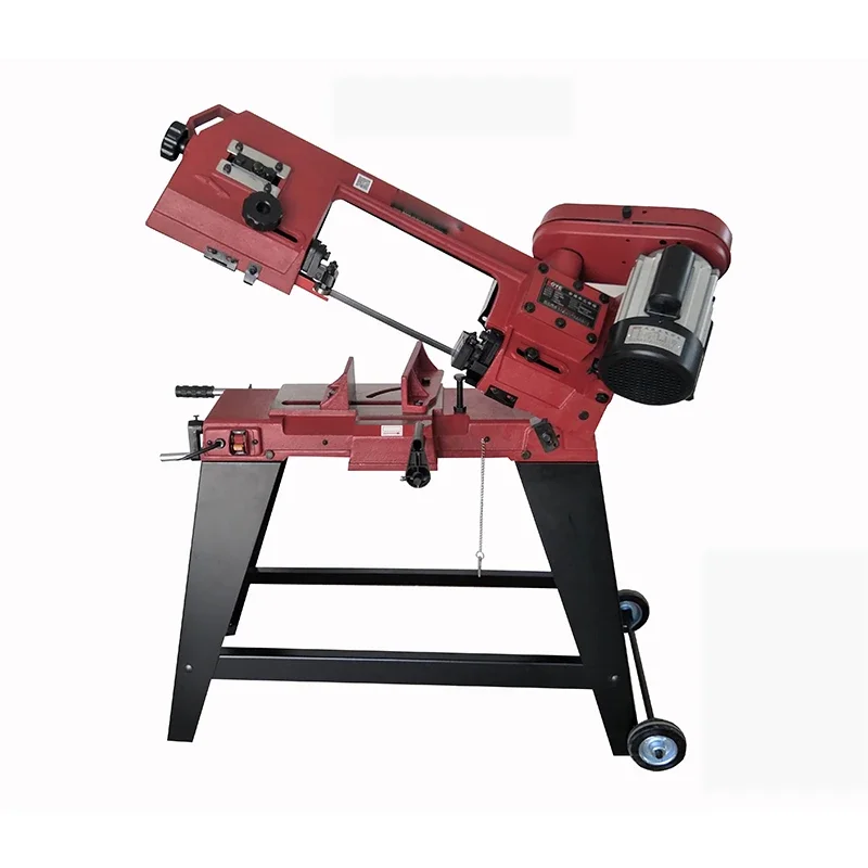 

GFW5012 Low Noise Insulation Band Saw 4.5 Inch 1380rpm Saw Machine Metal Woodworking Vertical and Horizontal Cutting Band Saw
