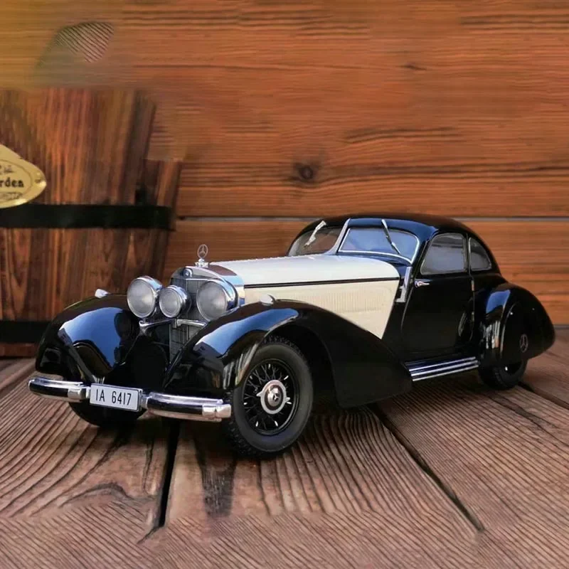 Diecast 1:18 Scale 540K 1938 Classic Car Alloy Collection decorazione modello Souvenir Display Ornaments