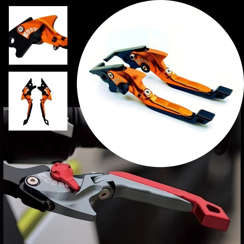 

For Kawasaki Z650RS 2022 NINJA 650R/ER-6F /EX650 2017-2022 Motorcycle Parts 3D Brake Lever Set Foldable Adjustable Handle Levers