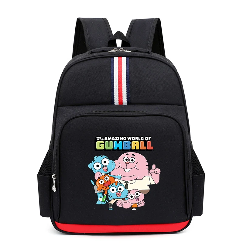 The Amazing World of Gumball Printing Backpack Students Daily Schoolbag Waterproof Children Backpack Girls Cute Bookbag Mochila