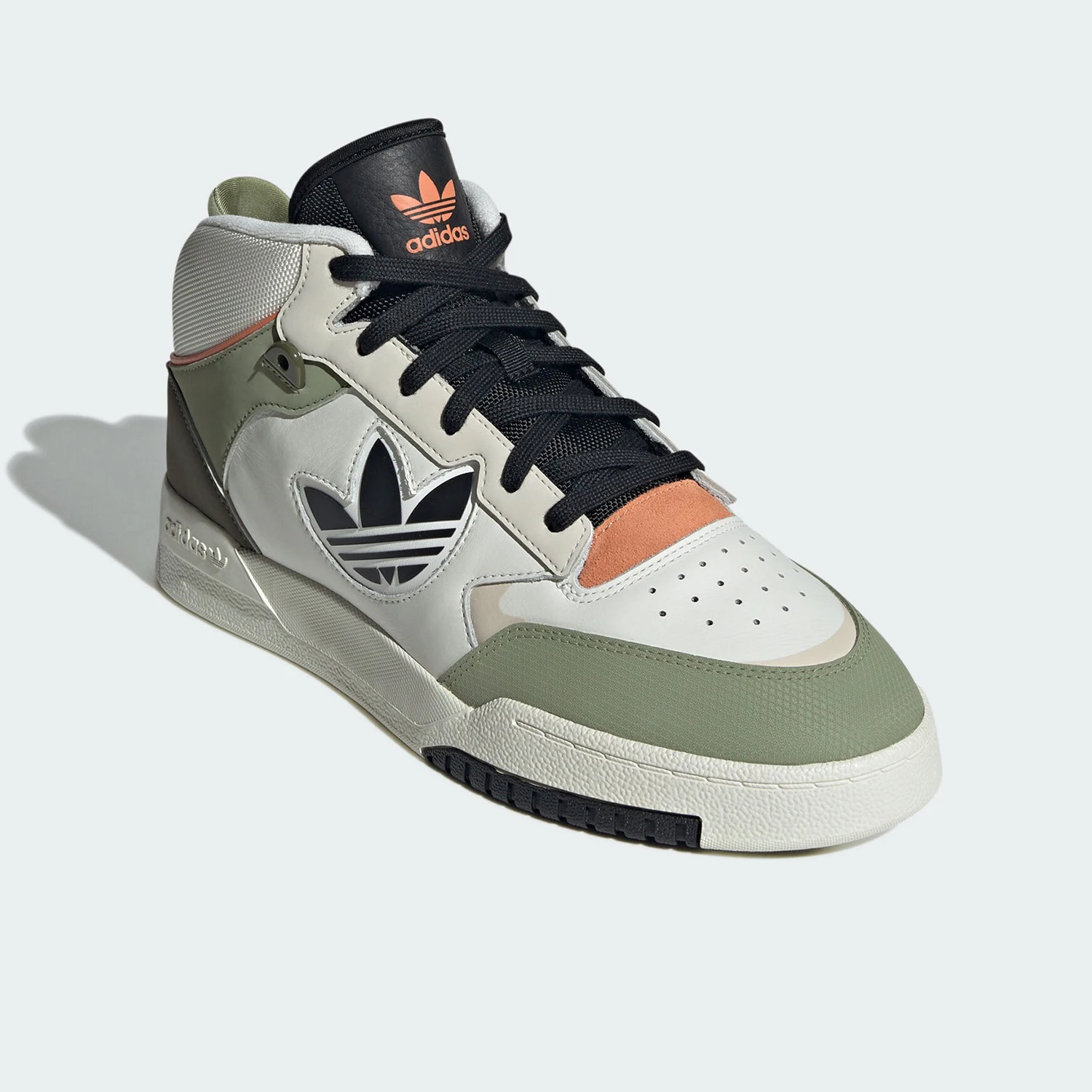 Adidas genuine clover men's and women's patchwork classic basketball mid top board shoes JQ8241