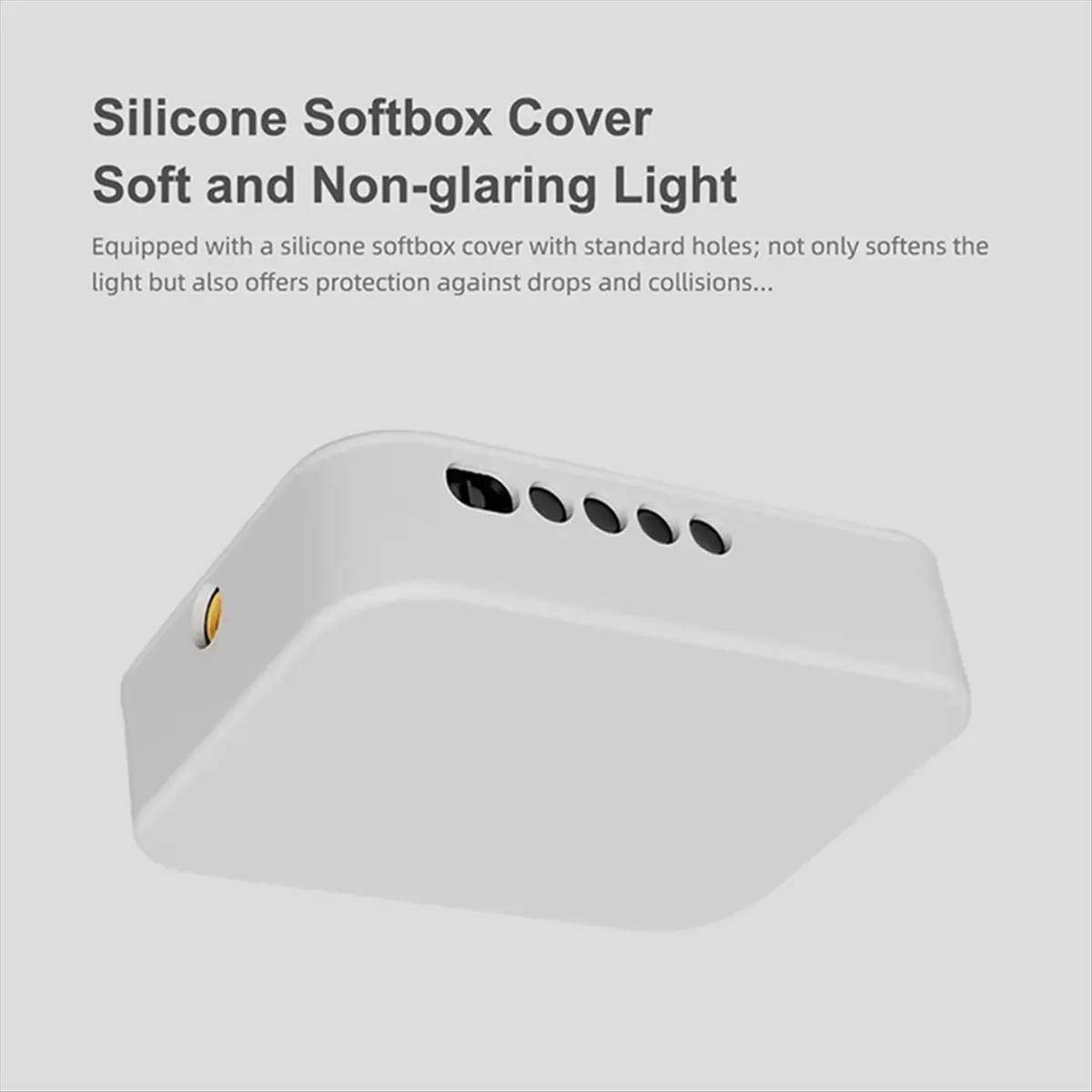 Carefree- Pocket Fill Light 5000 MAh 10 Levels Ajusted 3 Light Modes Portable Mini Selfie Light for Computer Mobile Phone