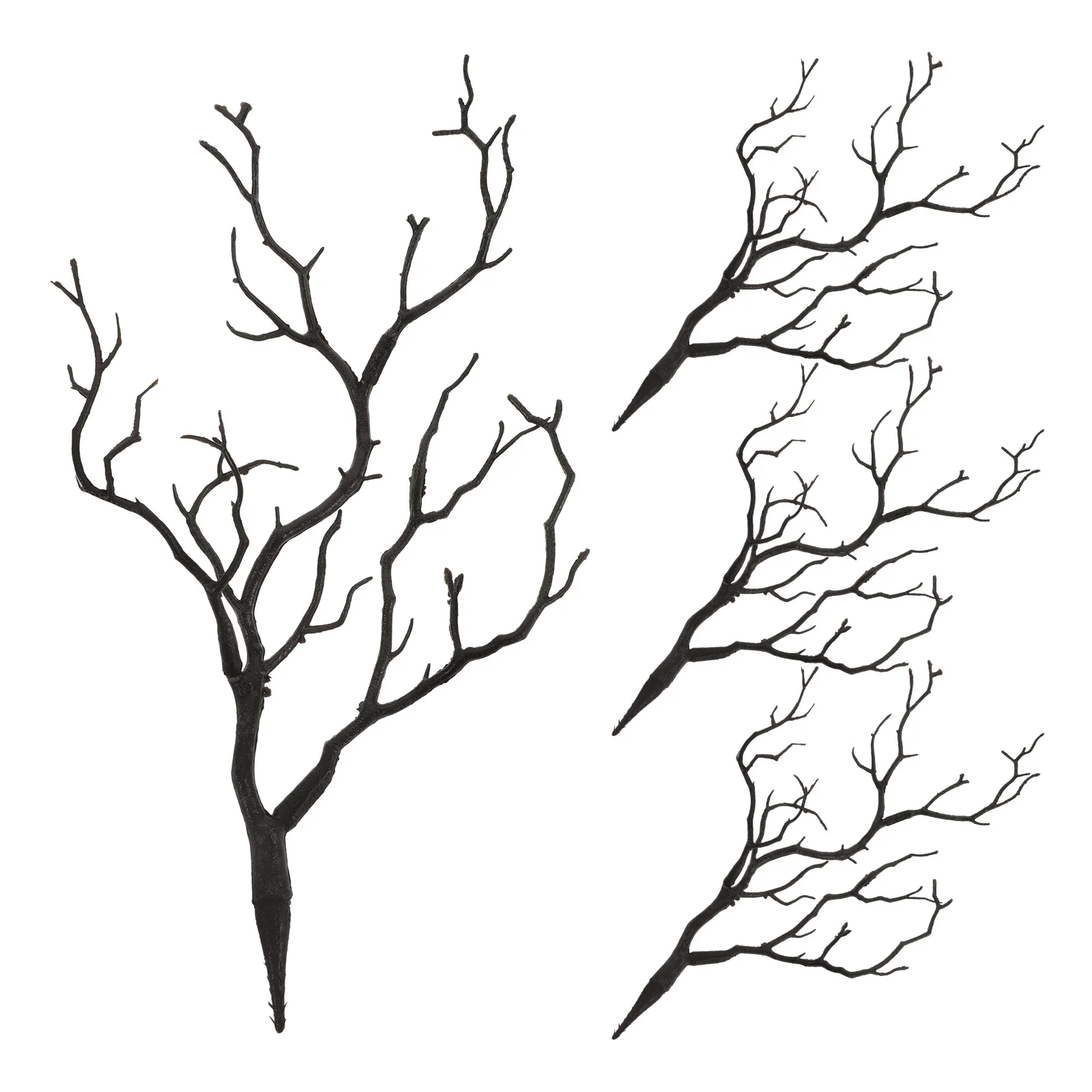 

4pcs Artificial Antler Tree Branches Simulation Twig For Flower Arrangement Fake Dried Branches Decor Wedding Home Office Layout