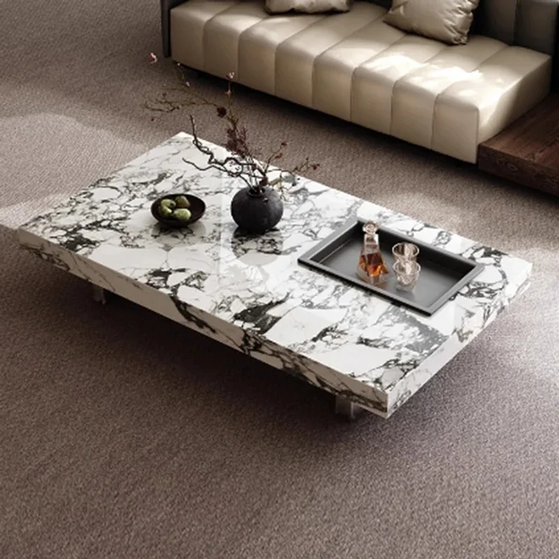 

Save Space Aesthetic Coffee Table Luxury Modern Living Room Lounge Accent Side Table Center Mesas Bajas Chinese Style Furniture