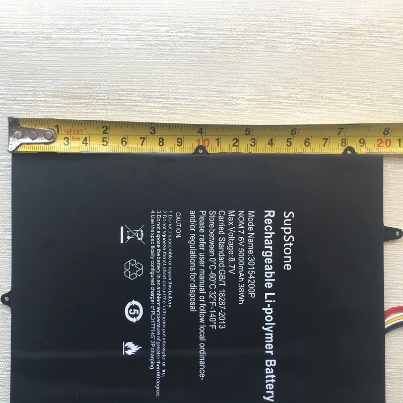 Imagem -04 - Bateria do Portátil para Jumper Teclast f6 Pro f6 Plus Viadimira Nazora 19c 30154200p Novo 31154200