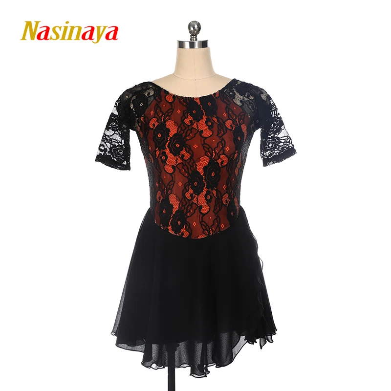 Rhythmic Gymnastics Performance Nasinaya Figure Skating Competition Training Women's Dress Children's Lace Long Dress view 5