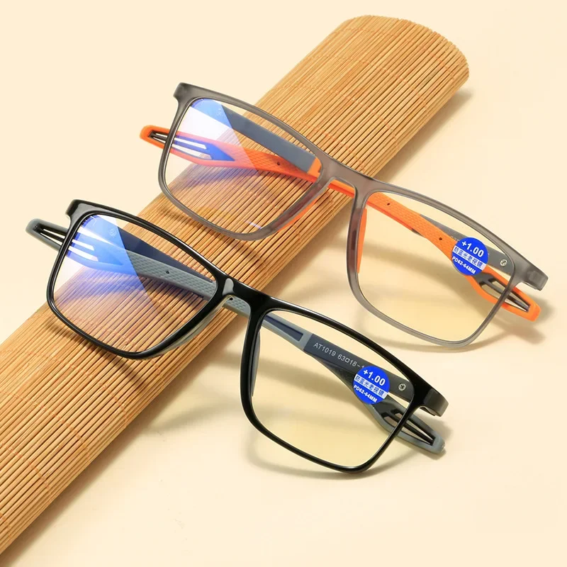 Elastic TR90 Reading Glasses Flexible Sports Presbyopia Eyeglasses High Quality Men Women Farsighted Eyewear with Rope Diopter