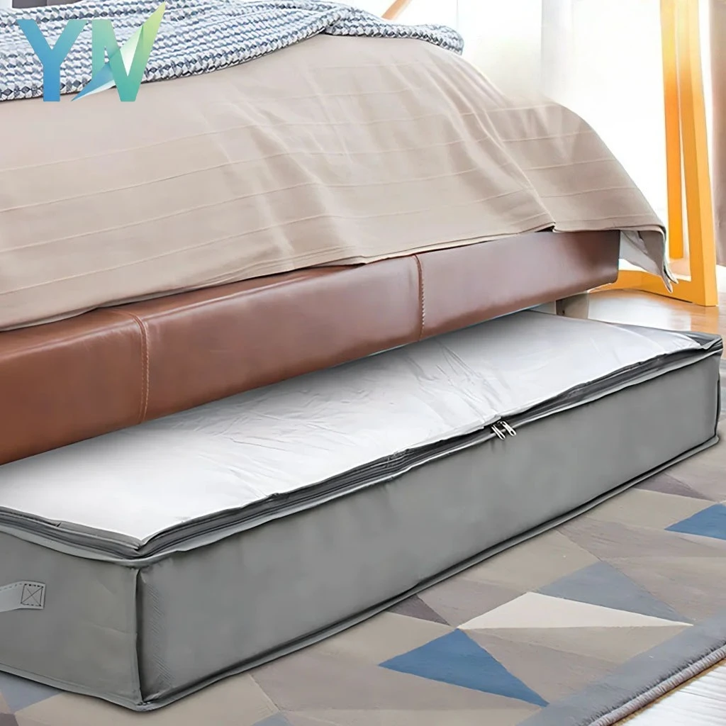 1–5 Stück faltbare Aufbewahrungstasche unter dem Bett, extra große Kapazität, Vliesstoff, Kleidungsschutz für Decke und Quilt-Organisation