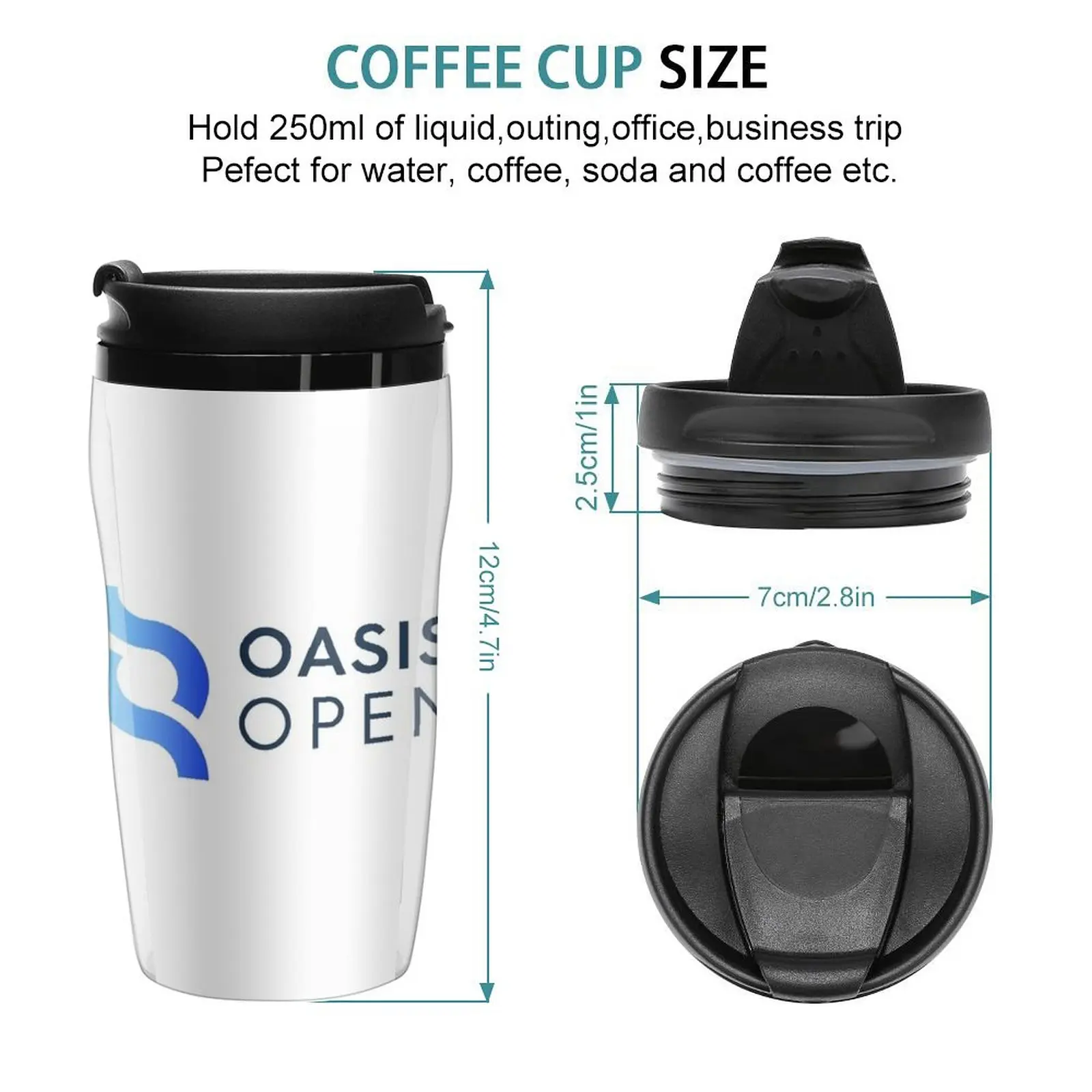 New OASIS Open Swag Store Travel Coffee Mug Breakfast Cups Glasses For Coffee Coffe Cup