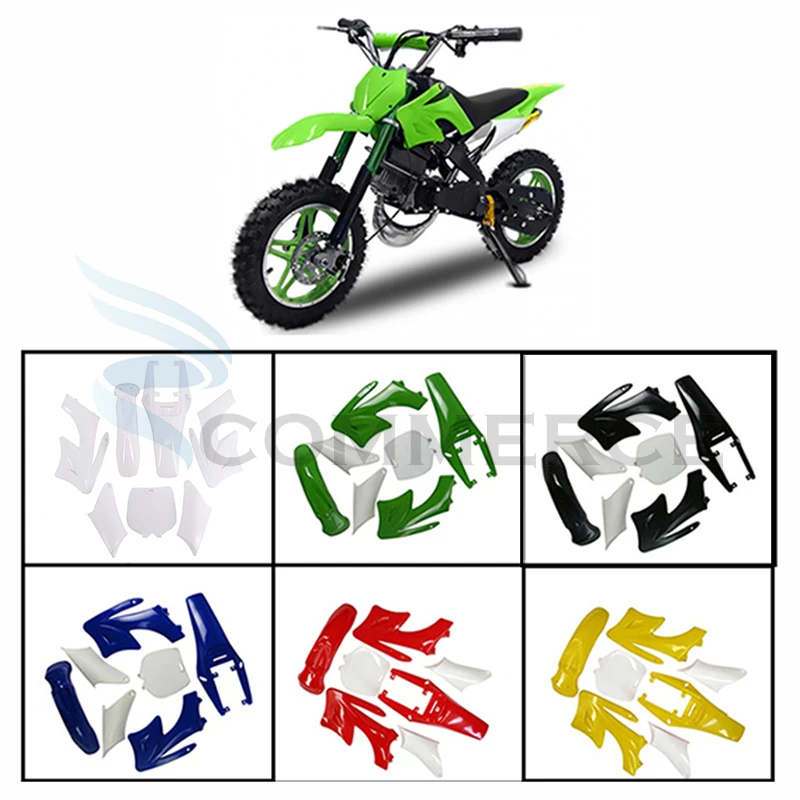 1 zestaw plastikowych owiewek błotników o wysokiej wytrzymałości do chińskich 2-suwowych akcesoriów do mini motorów terenowych 47 cm3 49 cm3 Apollo Orion