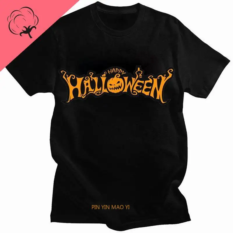 Happy  HELLOWEEN KEEPER Logo T SHIRT Men Women 100% Cotton Helloween Band  in Tour T-Shirt Y2k   Kawaii Clothes