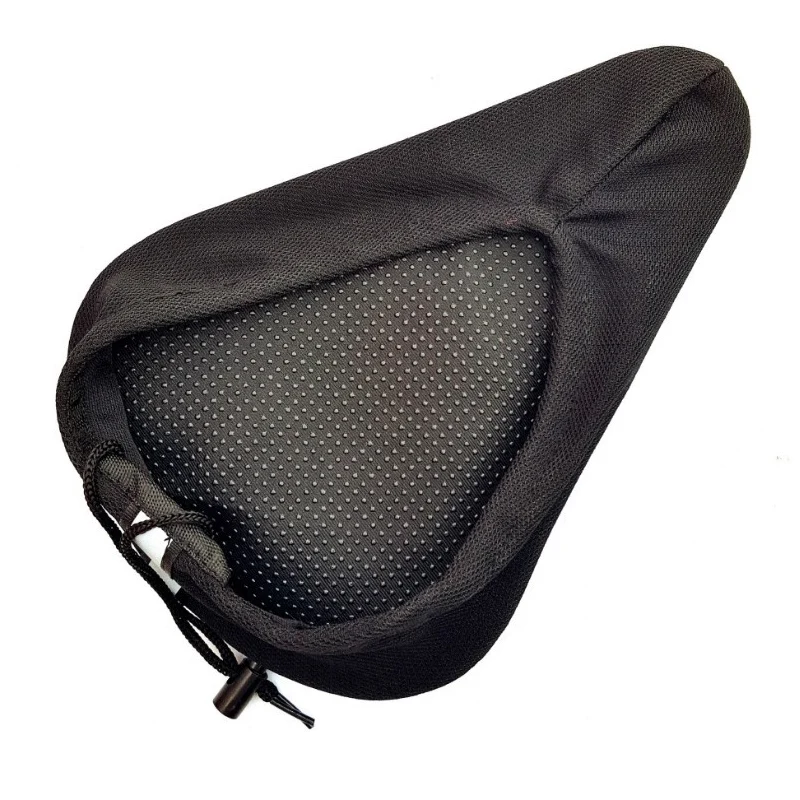 Gel Padded Bike Seat Cover Ergonomic Memory Sponge Cycling Saddle Cover Soft Thickened Shockproof Breathable Bike Seat Cover view 4