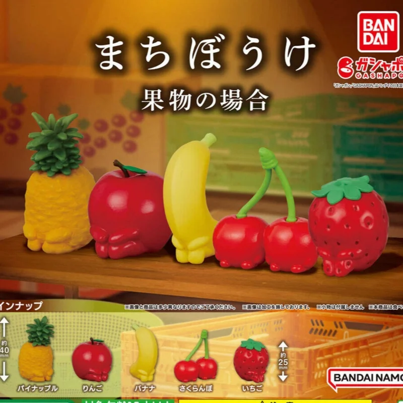

Bandai Mini Waiting Pineapple Fruit Figure Collectible Desktop Decor Ornament For Anime Figure Collectors Home Gift