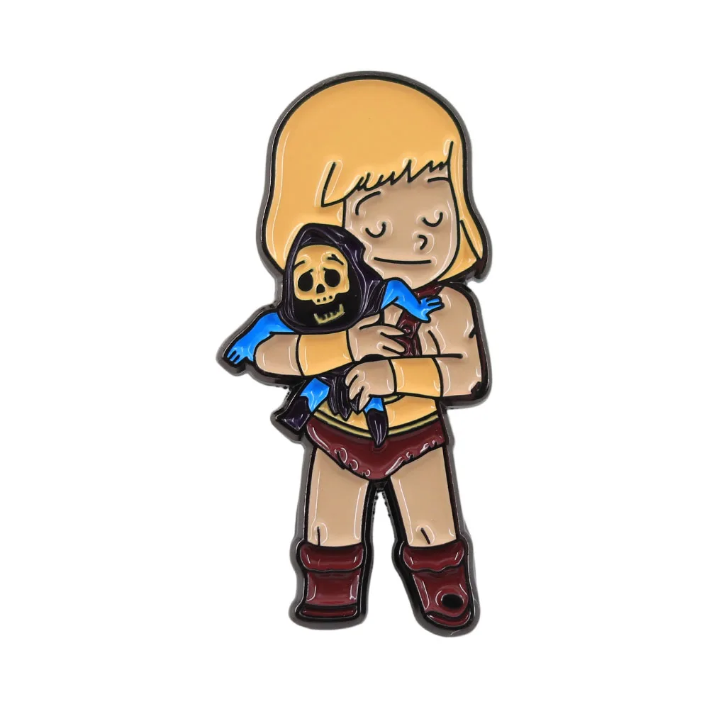 New Animated Peripheral Universe Giant Seaman Drip Enamel Pin Cartoon Character Brooch Collar Jewelry Badge Bag Clip Accessory