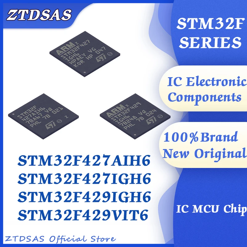 STM32F427AIH6 STM32F427IGH6 STM32F429IGH6 STM32F429VIT6 STM32F427 STM32F429 STM32F STM32 STM IC MCU Chip